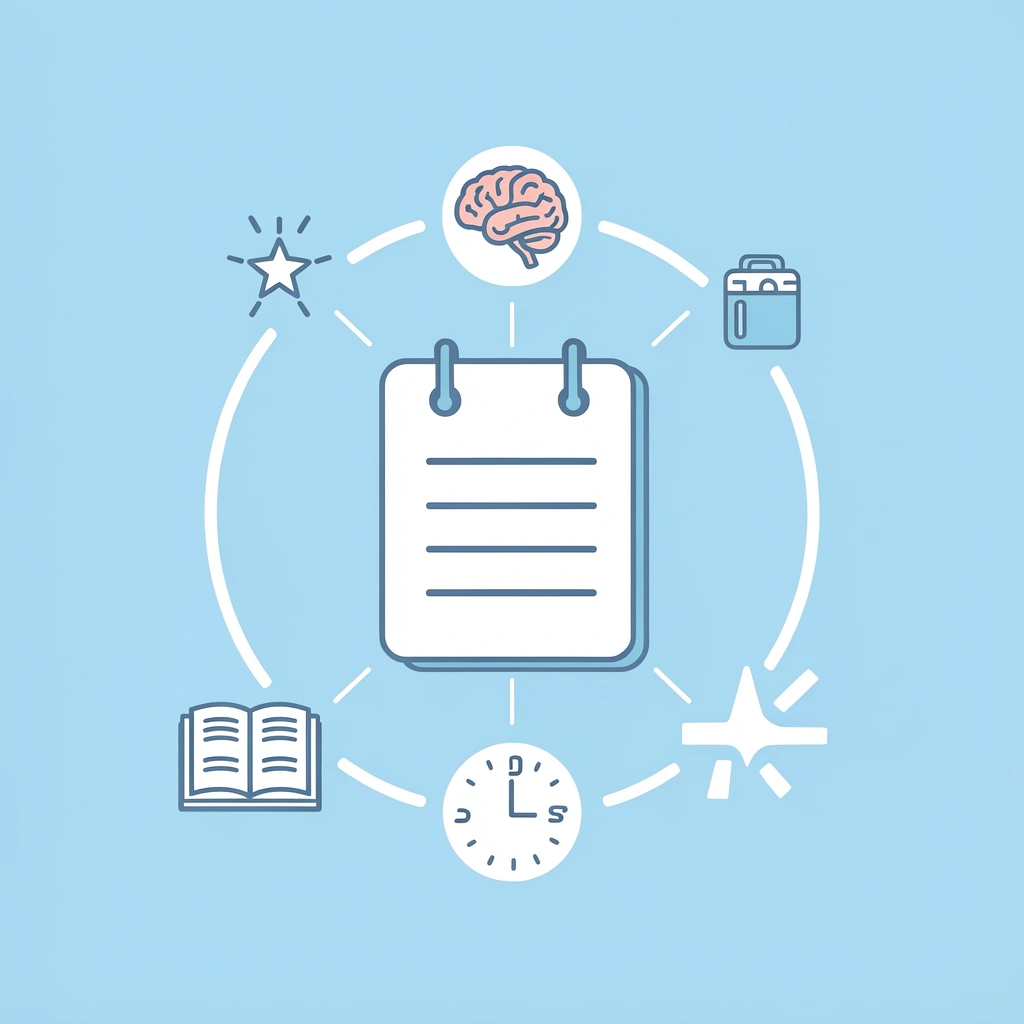 Central worksheet icon connected to four benefits: fine motor skills, early learning concepts, following instructions, and engagement