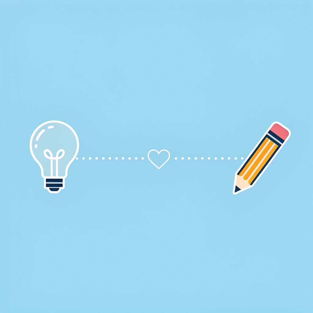 Connection showing relationship between project ownership and creative skill development