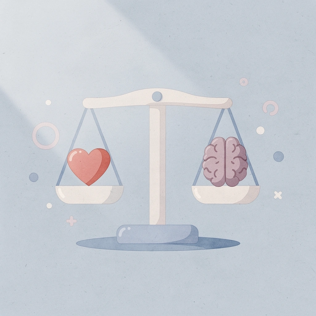 Balance scale comparing homeschool and traditional education