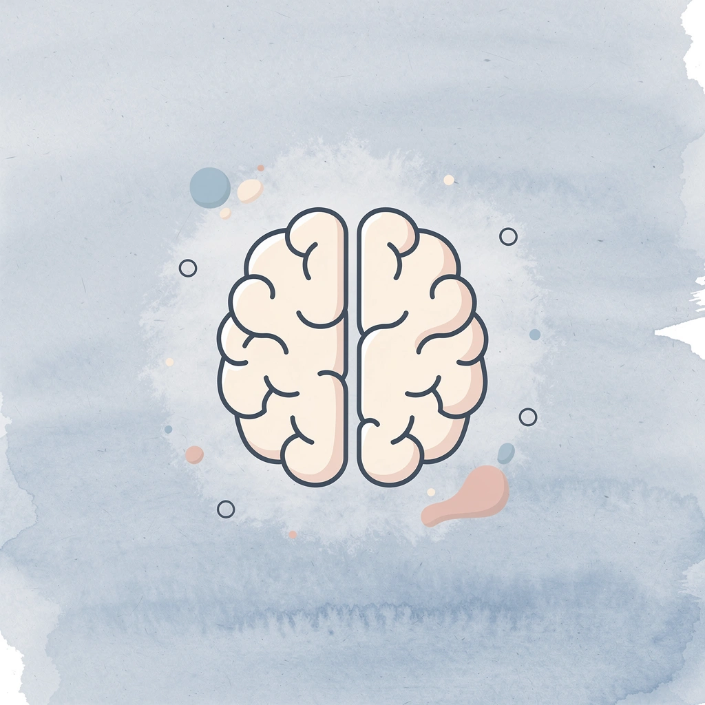 Brain icon representing memory and retention challenges in homeschooling