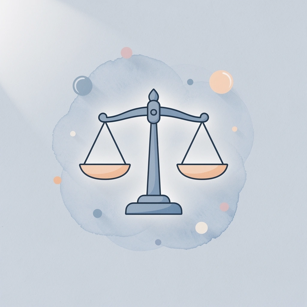 Scales of justice icon representing legal compliance requirements