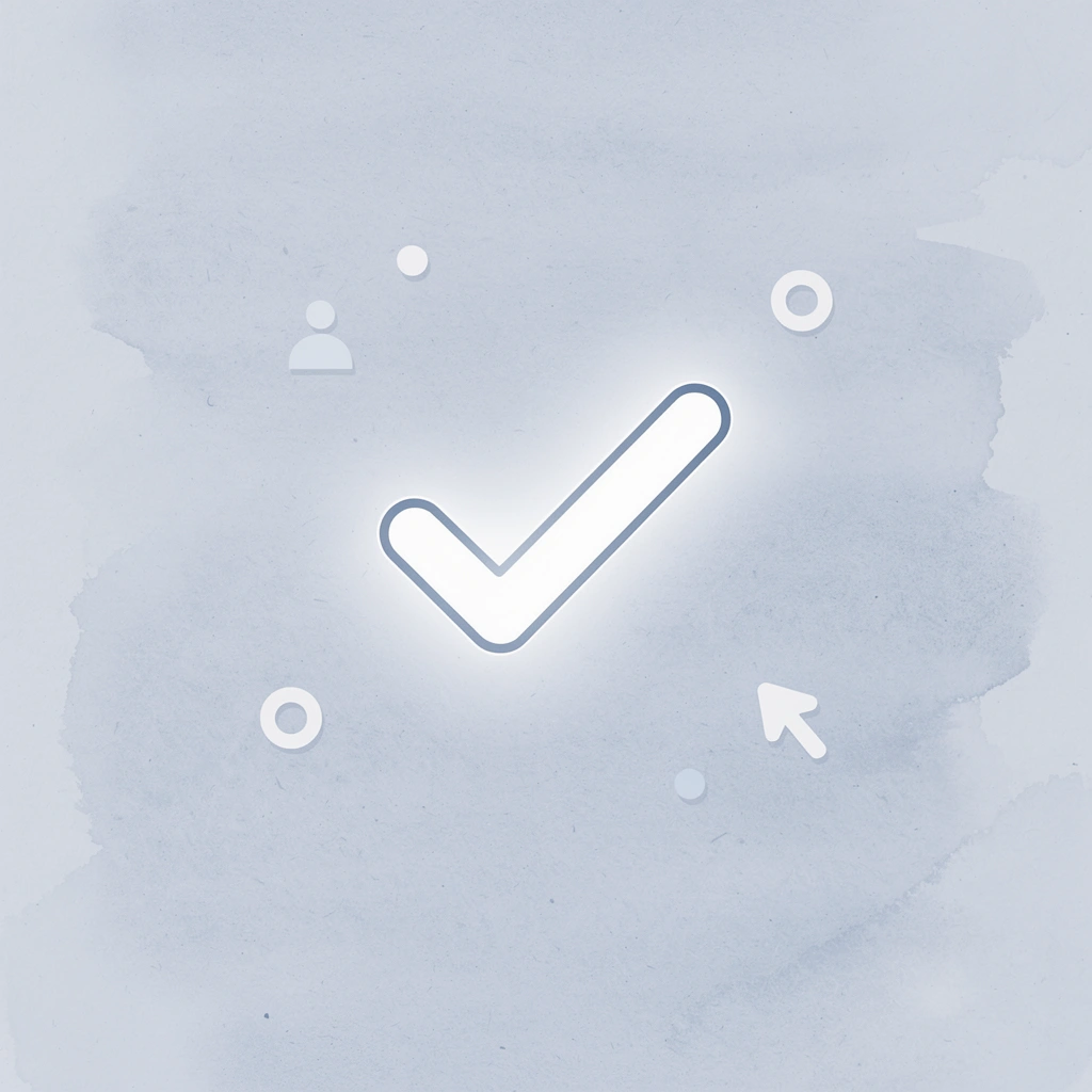 Checkmark icon representing legal approval for homeschooling