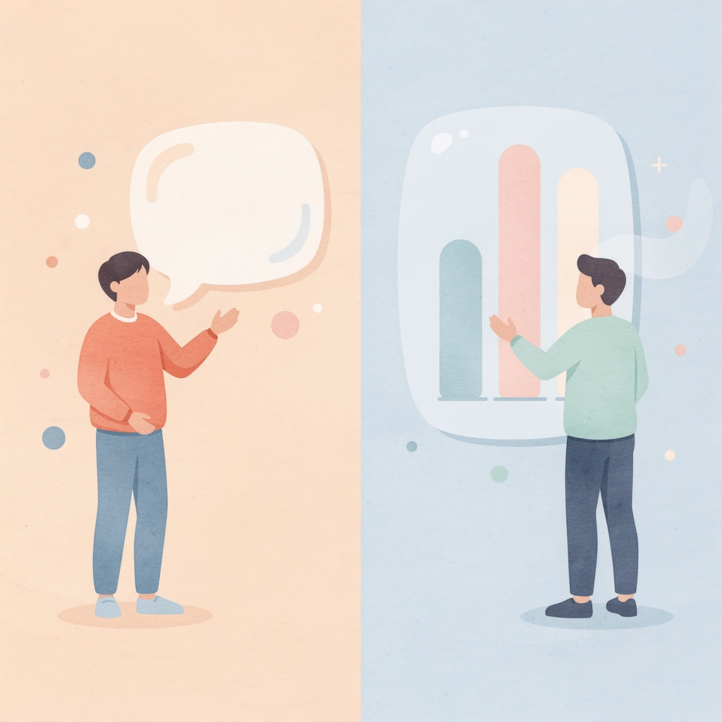 Split scene showing childhood dependence versus teenage autonomy