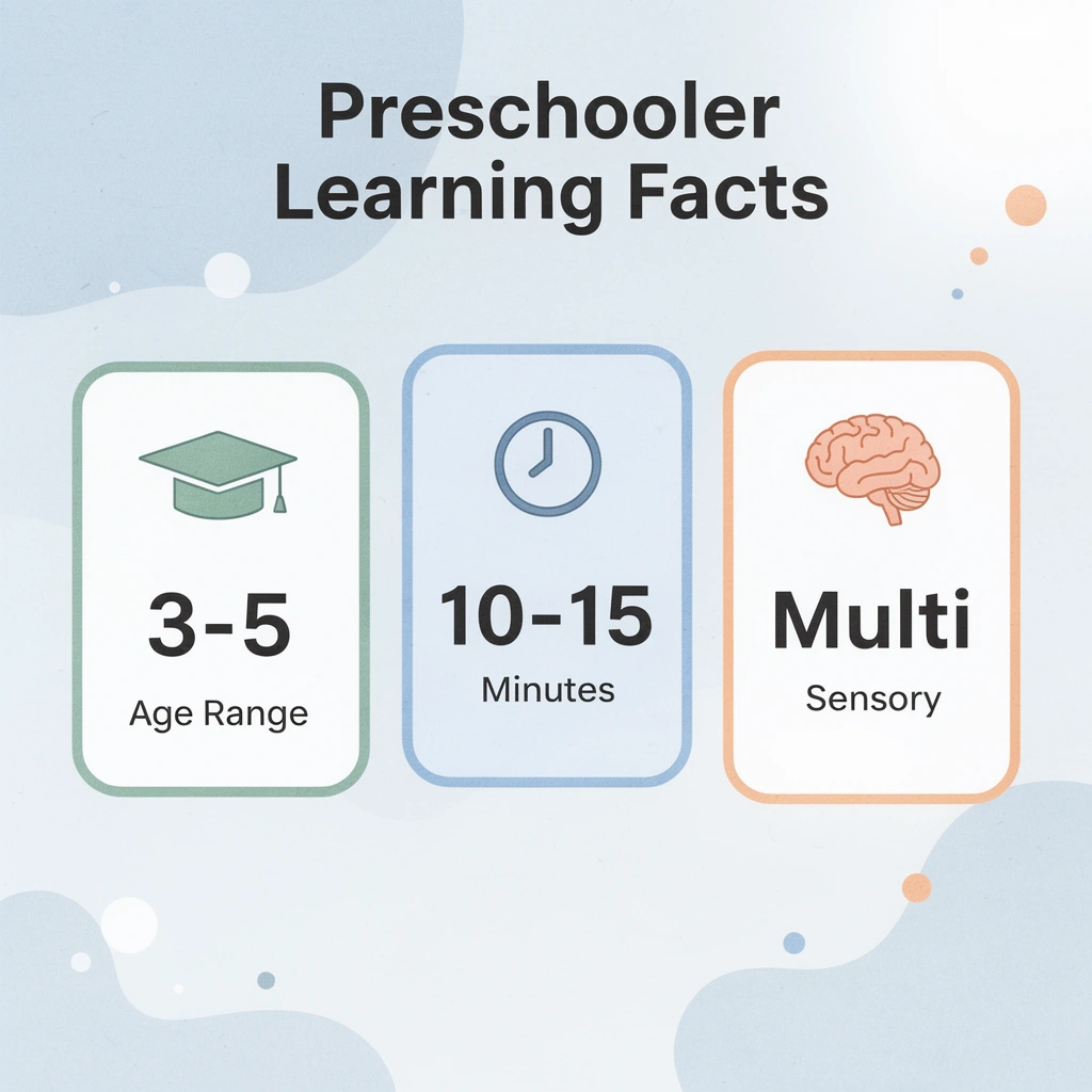 Key statistics about preschooler learning requirements