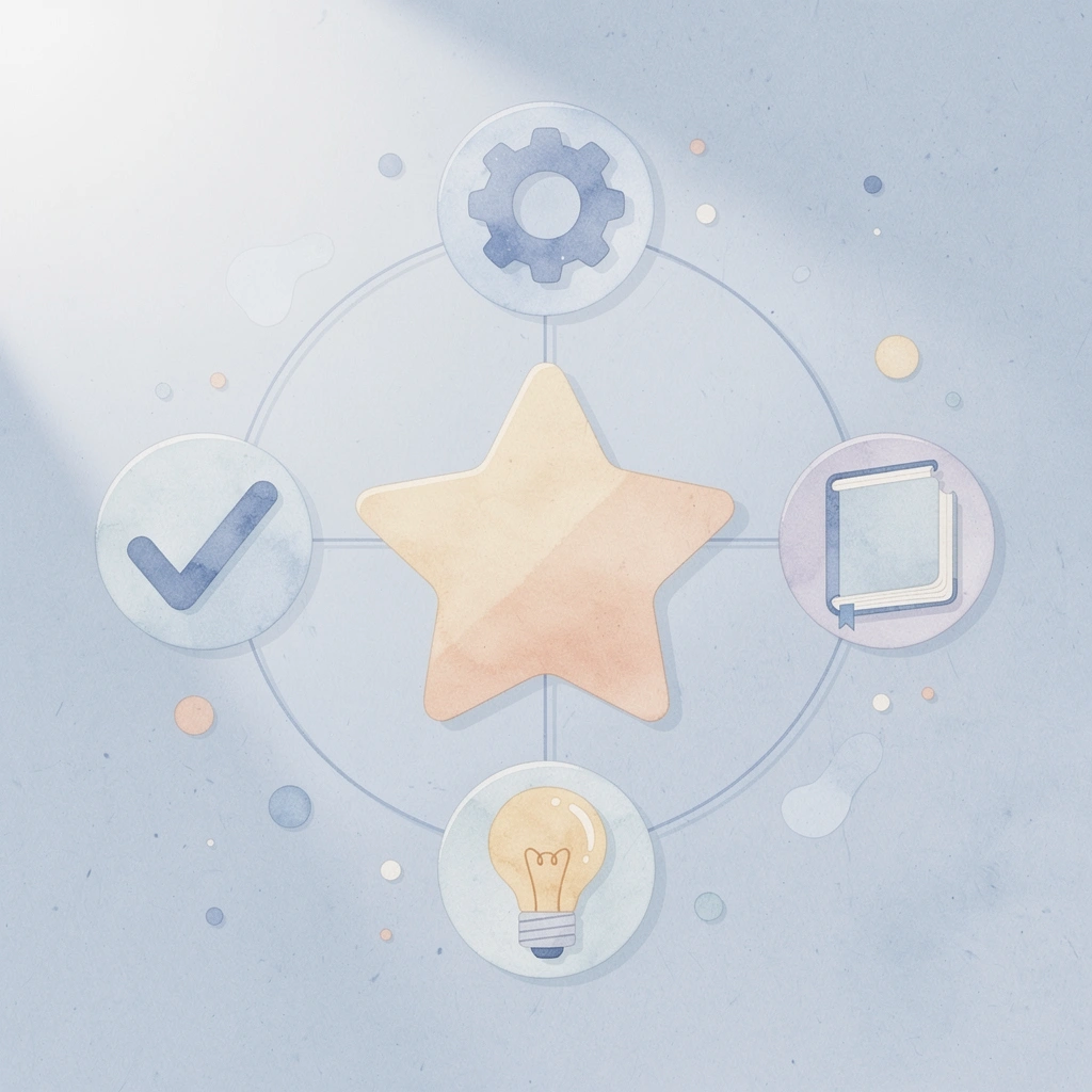 Hub diagram showing child at center with key factors around them