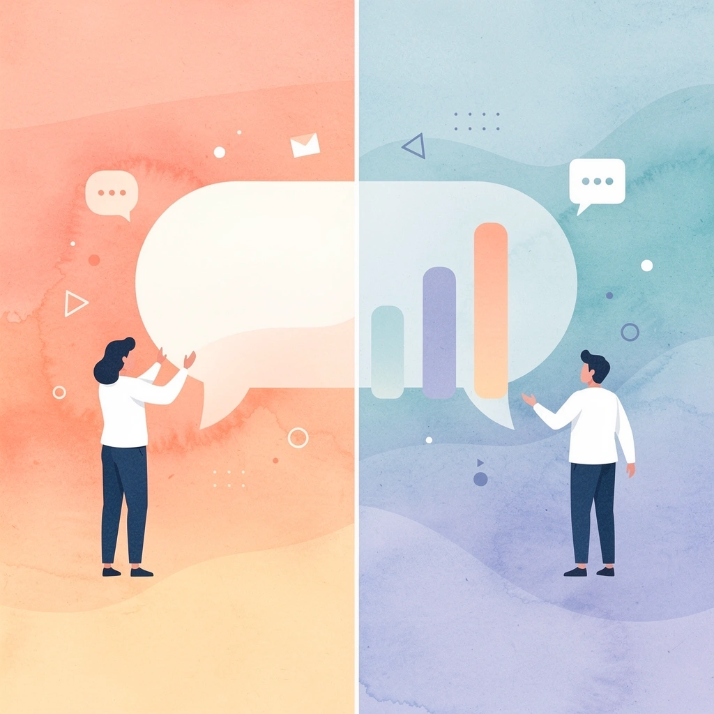 Split scene comparing random worksheets versus organized curriculum-aligned materials