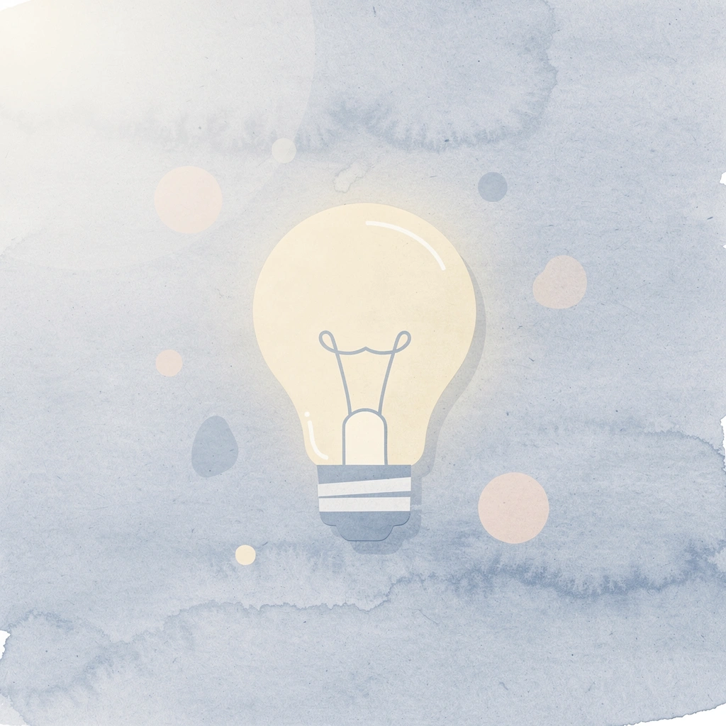 Lightbulb icon representing creativity and ideas