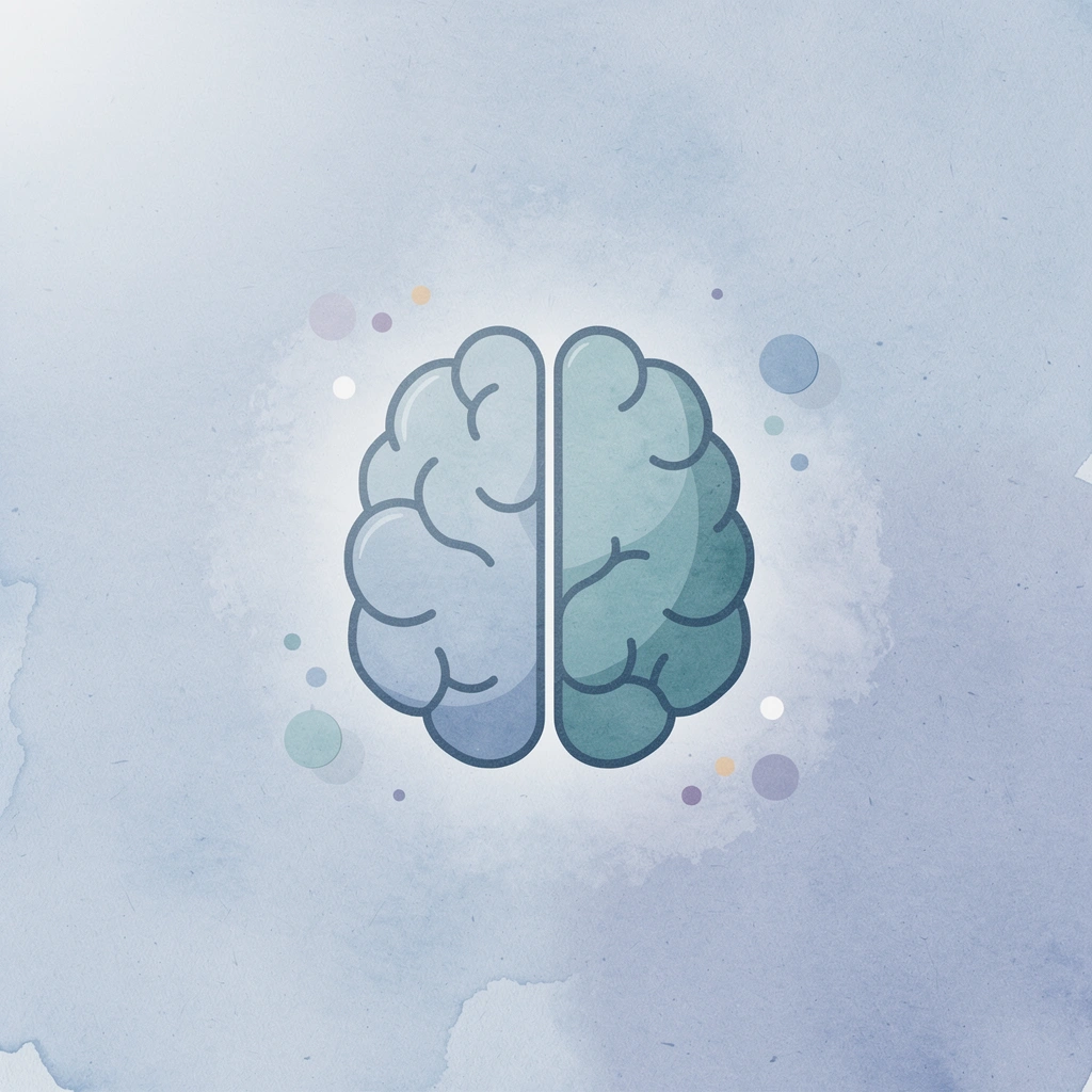 Brain icon representing cognitive flexibility and creative thinking
