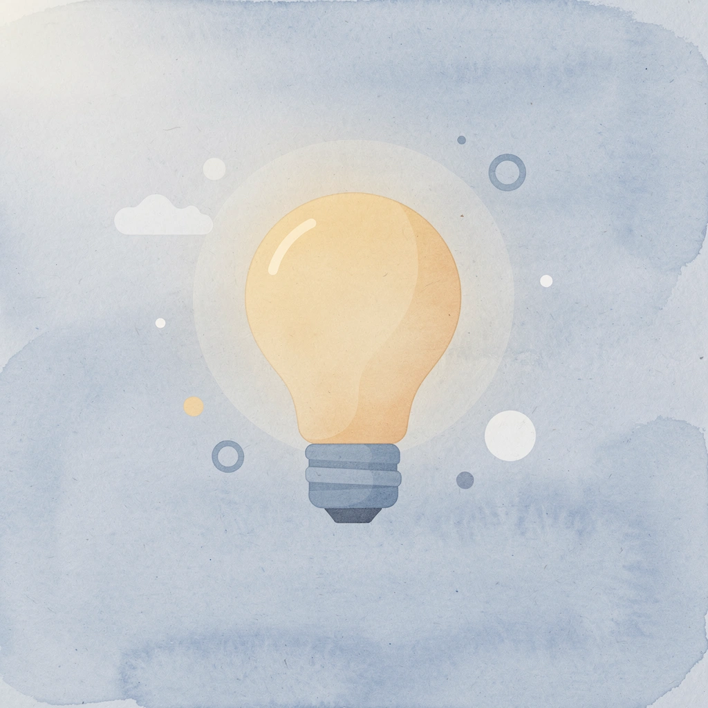 Lightbulb icon representing creativity and innovation