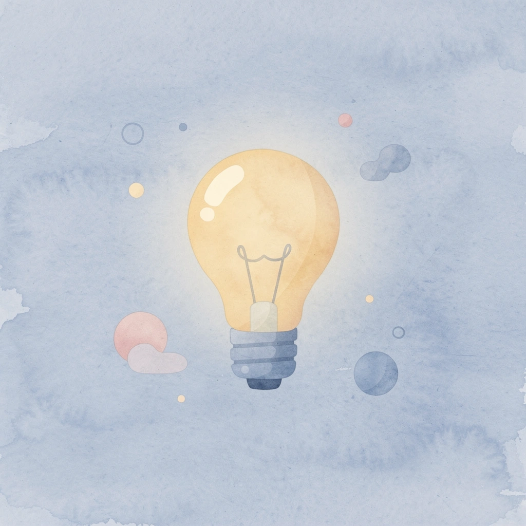 Lightbulb icon representing open-ended creative thinking