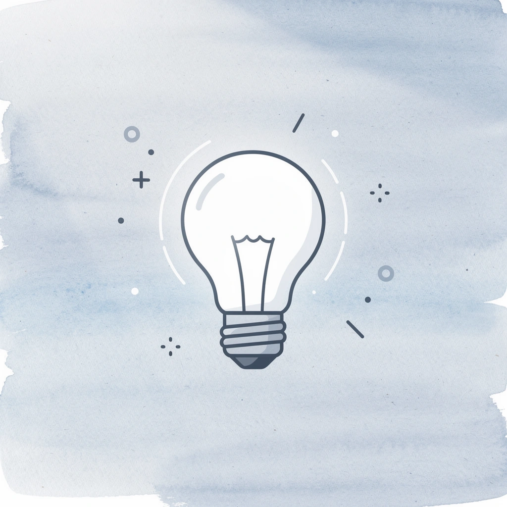 Lightbulb icon representing creativity as a learnable skill