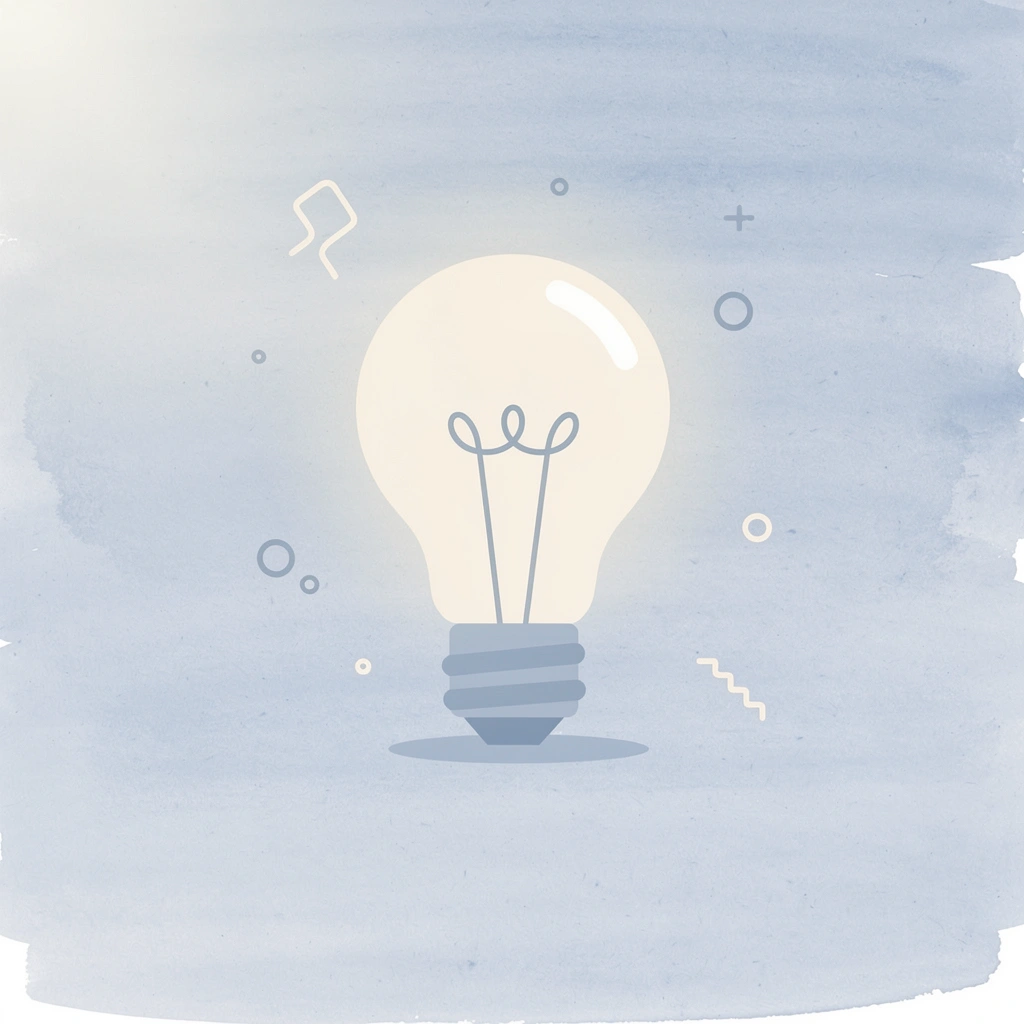 Lightbulb icon representing creativity and imagination