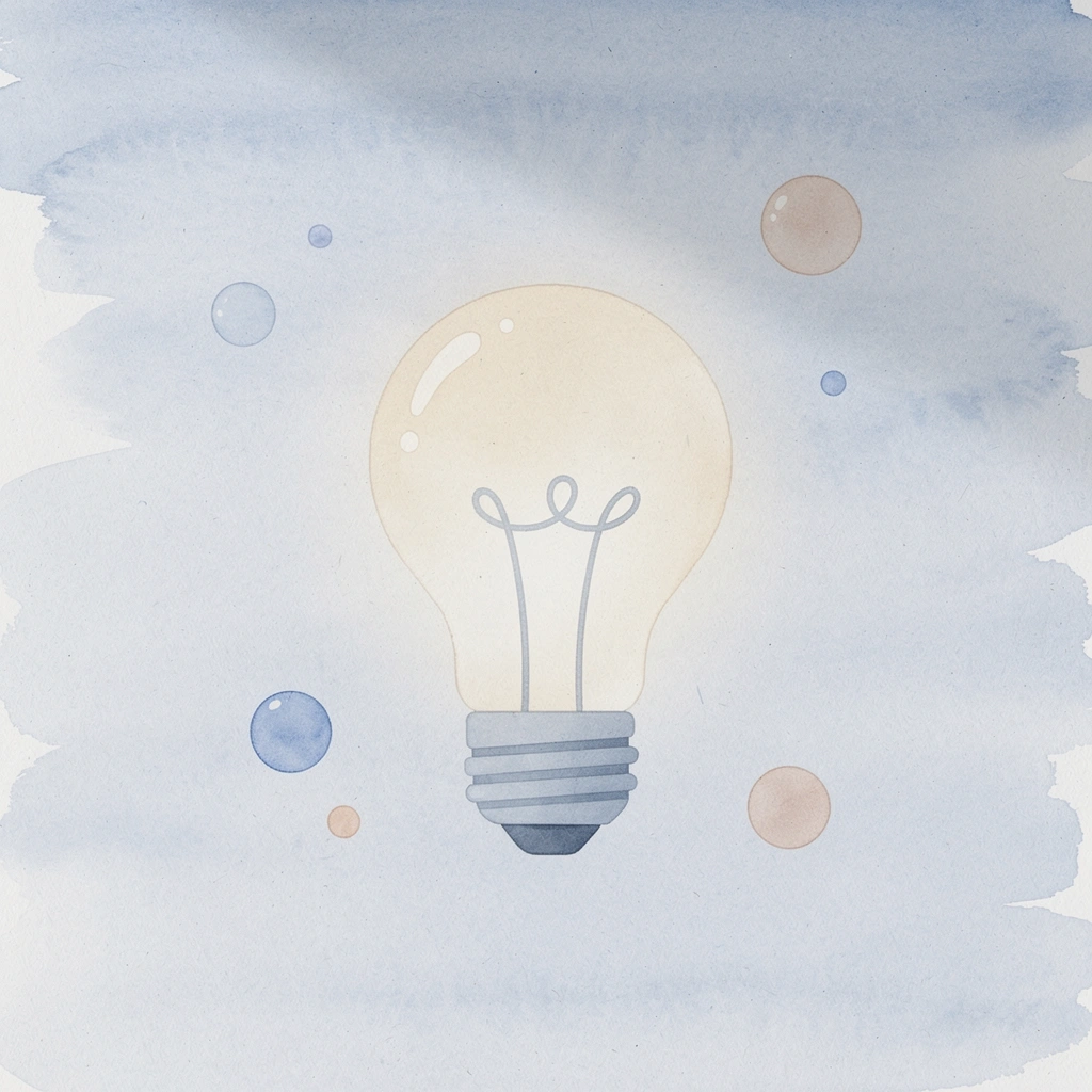 Lightbulb icon representing creative thinking