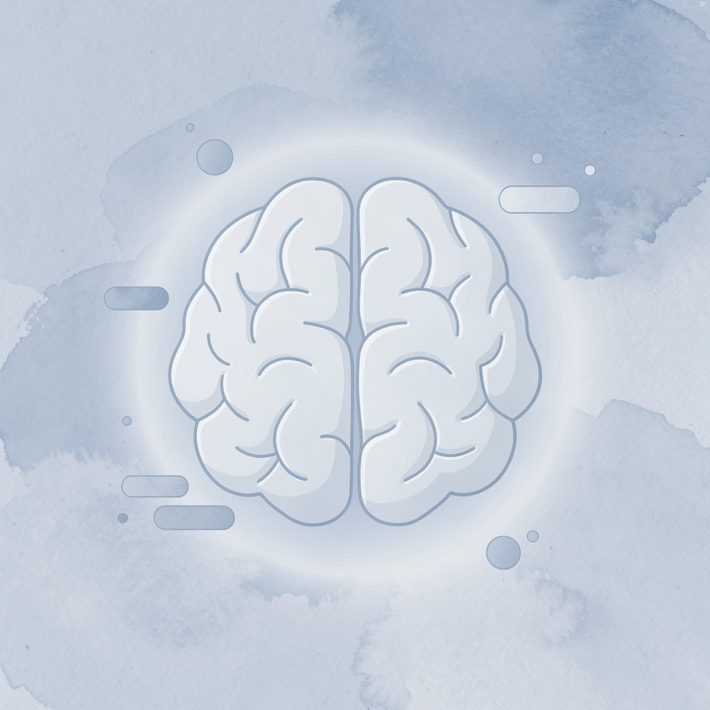 Brain icon representing cognitive health in seniors