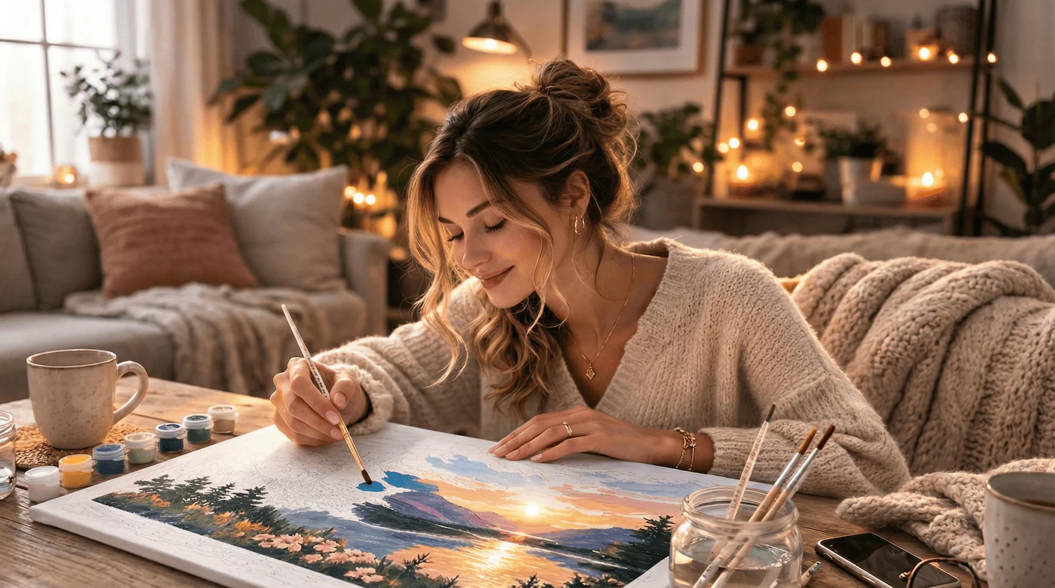 woman painting - Creative Hobbies for Women