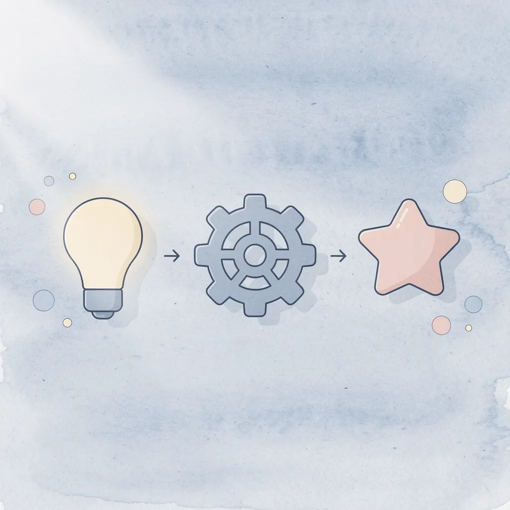 Three icons showing connect, test, and retrieve as core learning mechanisms