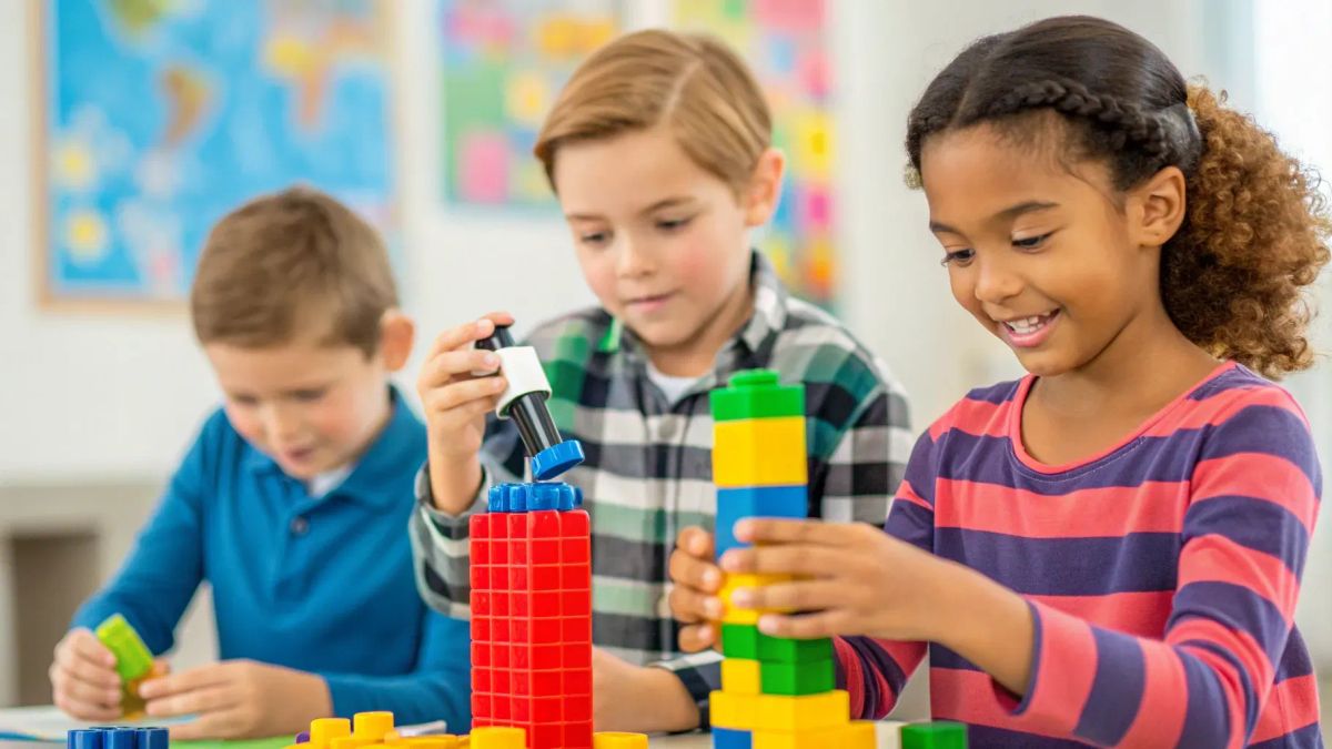 Kids with building blocks - Fun Activities for Elementary Students