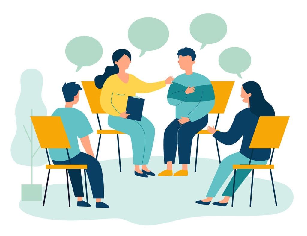 People in a class - Parenting Classes