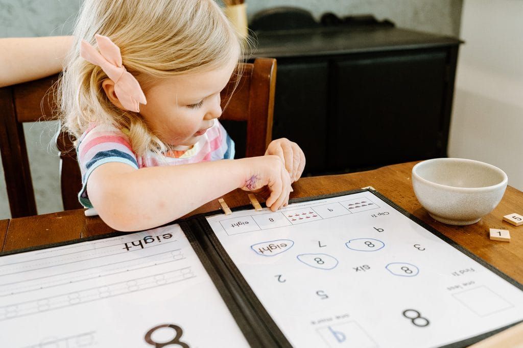 Kid Learning Math - Preschool Math Worksheets