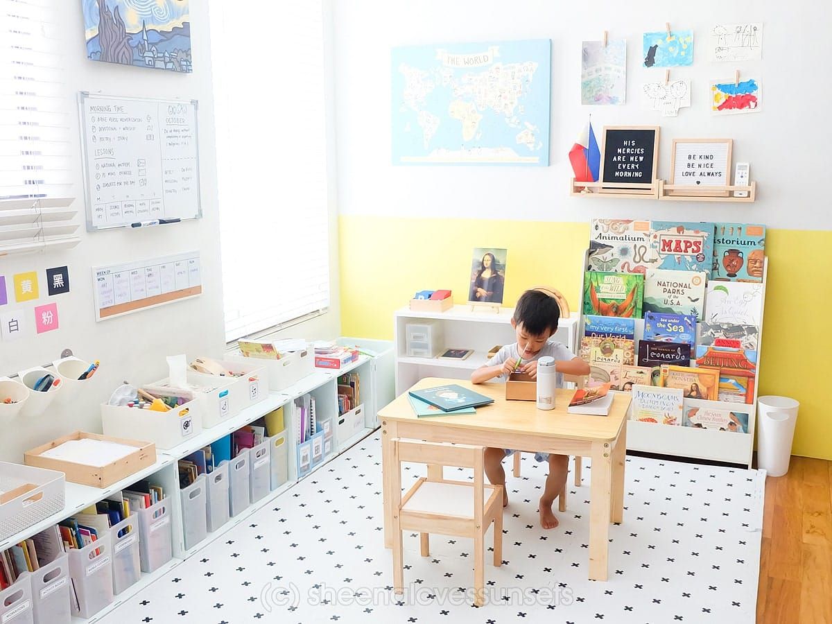 Kid in class - Pre K Homeschool Curriculum