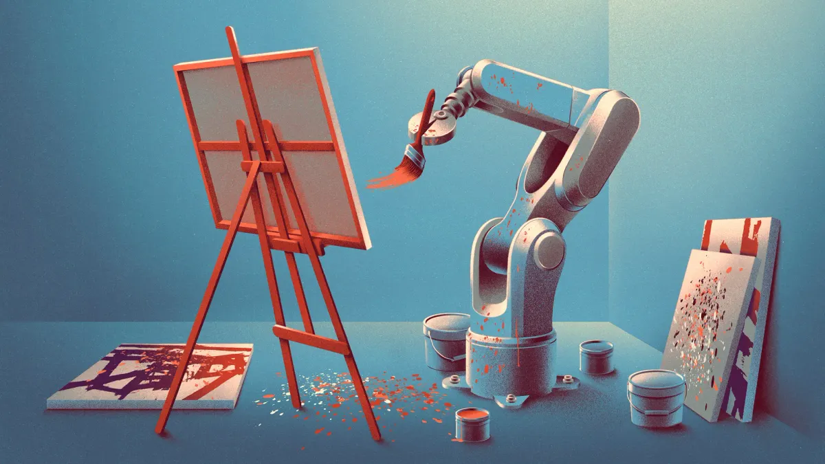 robot painting - AI and Creativity 