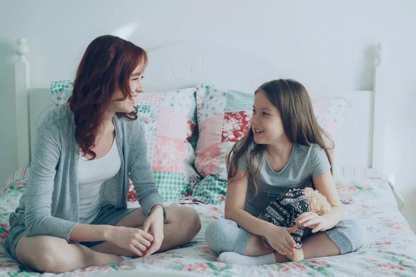 Mother Discussing with her Girl - PACE Parenting