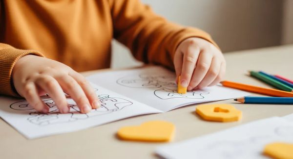 Boy tracing - Tracing worksheets preschool