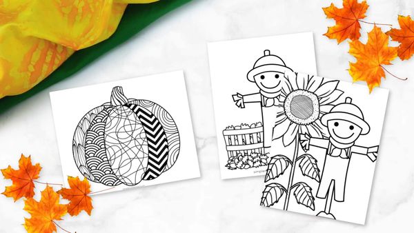 Coloring page for schools - Fall Coloring Pages, Preschool