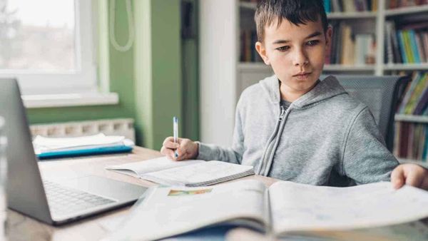 Kid Reading - Homeschool Report Card Template