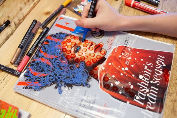 person coloring - Homeschool Art Curriculum