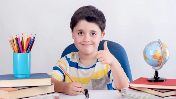 Boy giving a heads up - North Carolina Homeschool Laws