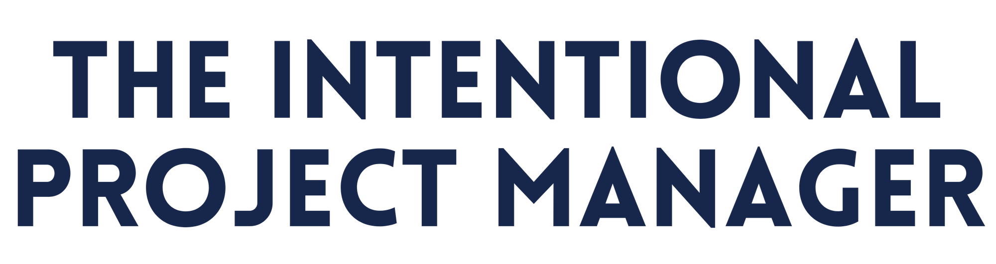 The Intentional Project Manager