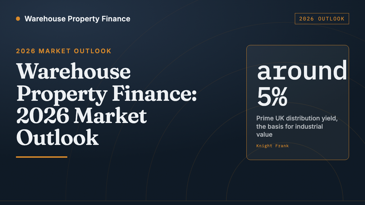 Warehouse Property Finance 2026 market outlook