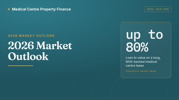 UK medical centre and GP surgery property finance market overview 2026