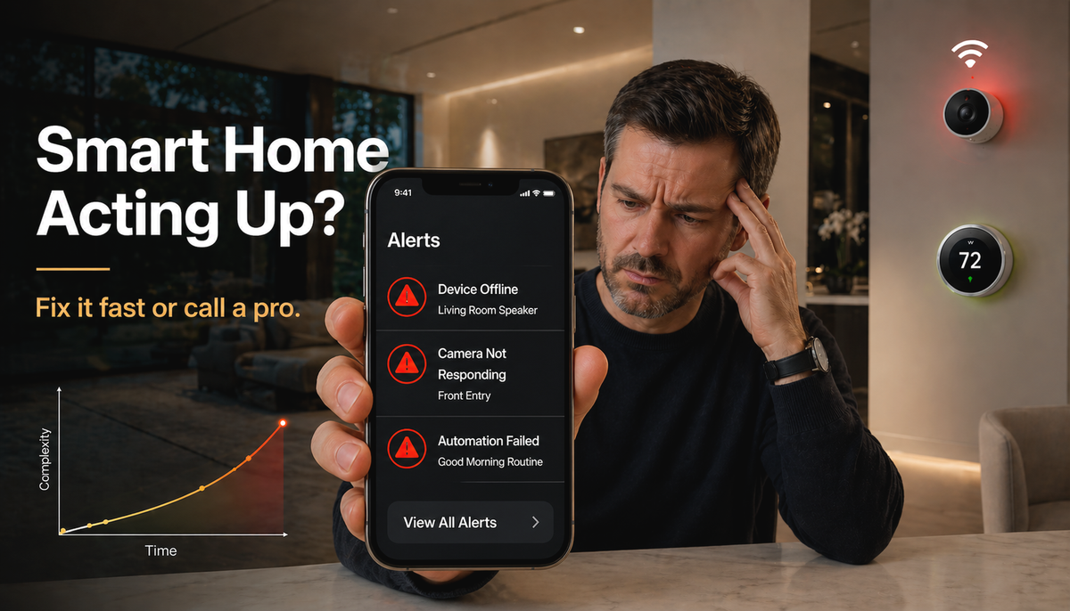 Smart Home Devices Not Working? Here's When to Call a Pro in Texas (2026)