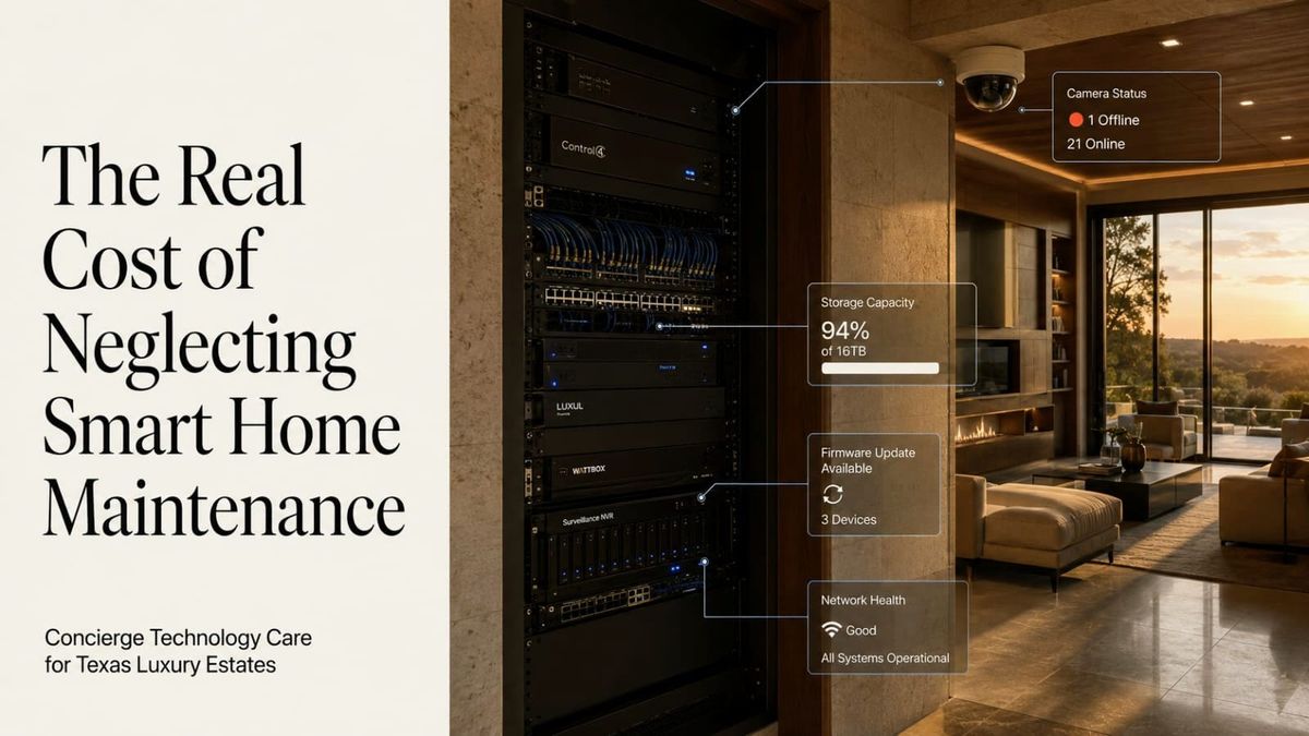 Smart Home Maintenance for Texas Luxury Estates: Why You Need It Like Exotic Car Service (2026)