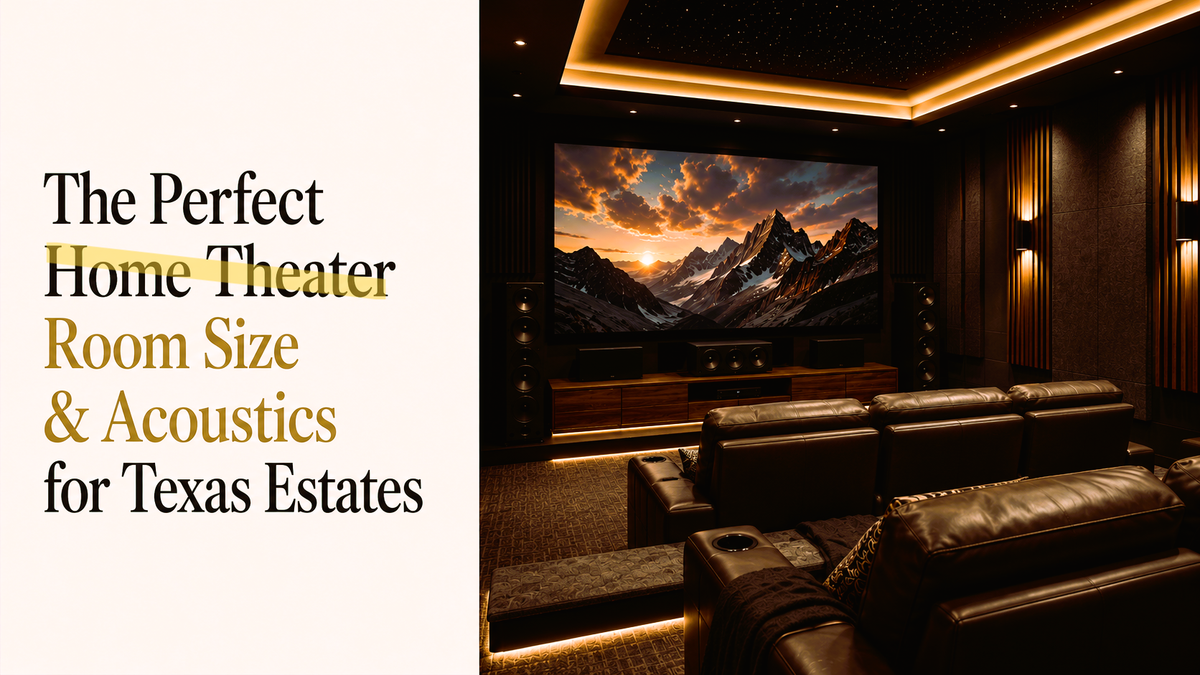 Home Theater Room Dimensions: Why the Room Matters More Than the Equipment
