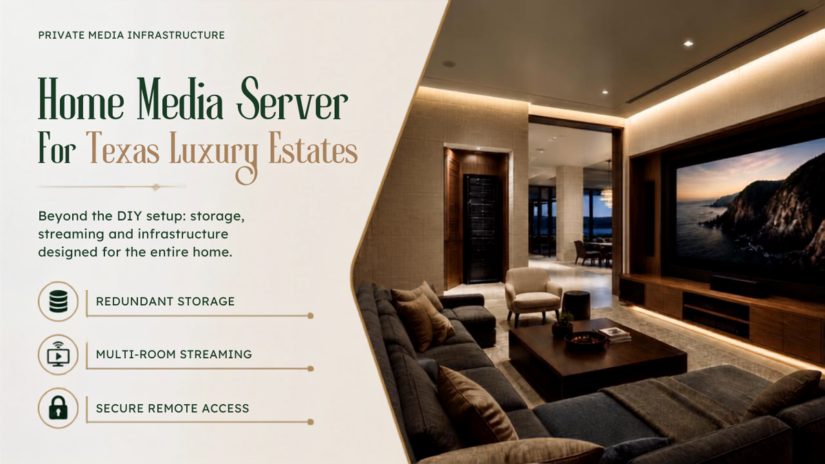 Home Media Server: Why a DIY Guide Isn't the Same as a Real Estate Solution