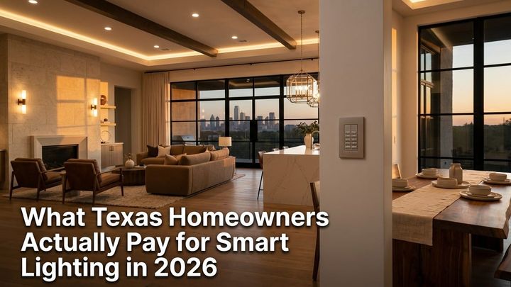 Smart Lighting Installation in Texas: The 2026 Homeowner's Guide to Costs, Brands, and Real Savings