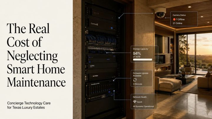Smart Home Maintenance for Texas Luxury Estates: Why You Need It Like Exotic Car Service (2026)