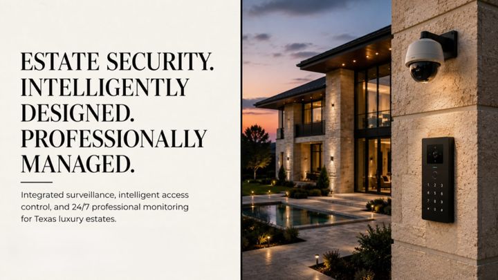Luxury Smart Home Security Systems for Texas Estates: Surveillance, Access Control & Non-ADT Monitoring
