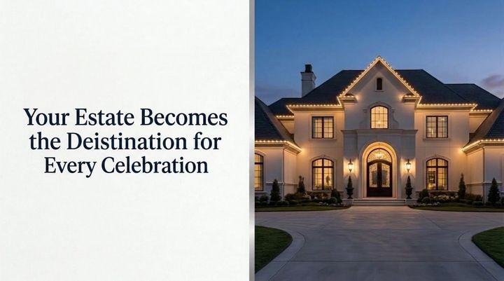 Holiday Lighting for Texas Luxury Estates: The Complete Guide to Professional Installation, Permanent Systems, and White-Glove Service