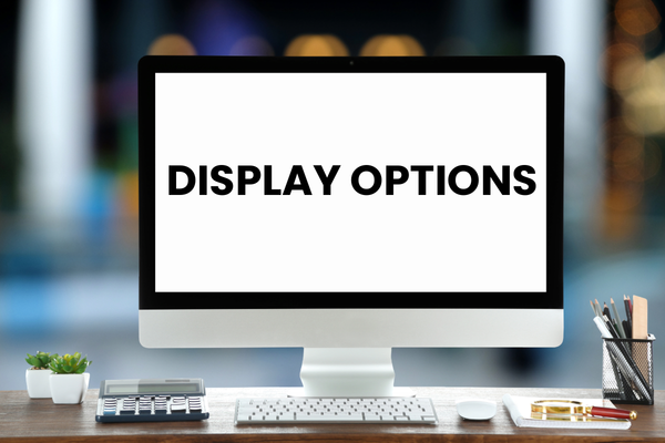 Display Options and Buy-Flow