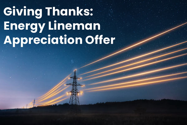 Thank You Offer for Energy Lineman
