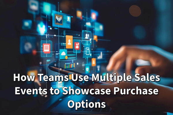 How Teams Use Multiple Sales Events to Showcase Purchase Options