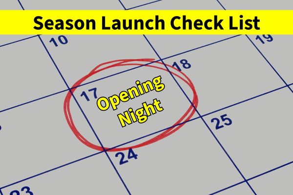 Season Launch Checklist