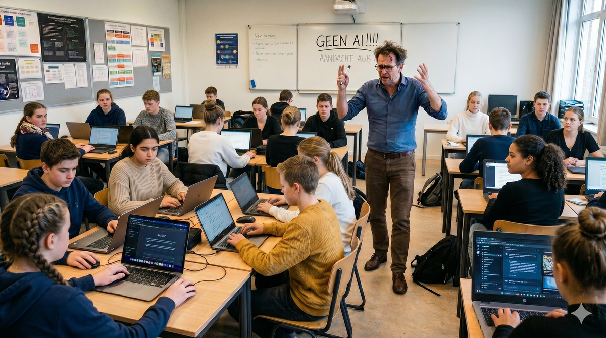 Leerling vs Leerkracht - de AI wedloop op school