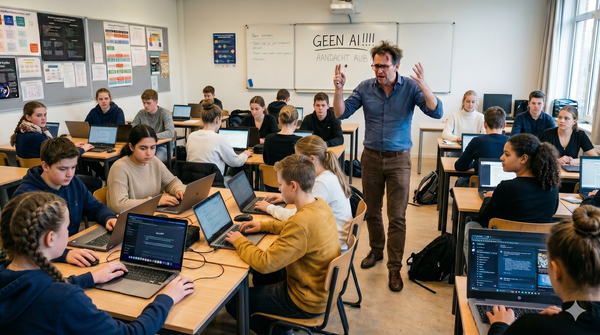 Leerling vs Leerkracht - de AI wedloop op school