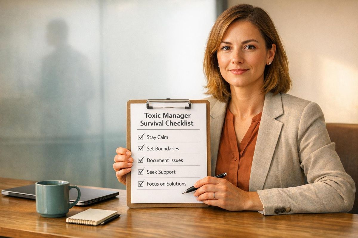 Toxic Manager Survival Checklist