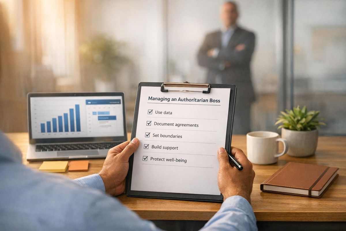 Checklist for Managing Authoritarian Bosses